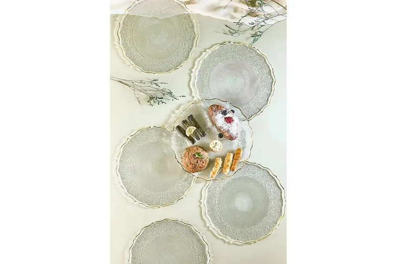 Tharos Tallriksset 28 cm - Läpinäkyvä - Kotitalous - Tarjoilu & kattaus - Astiasto