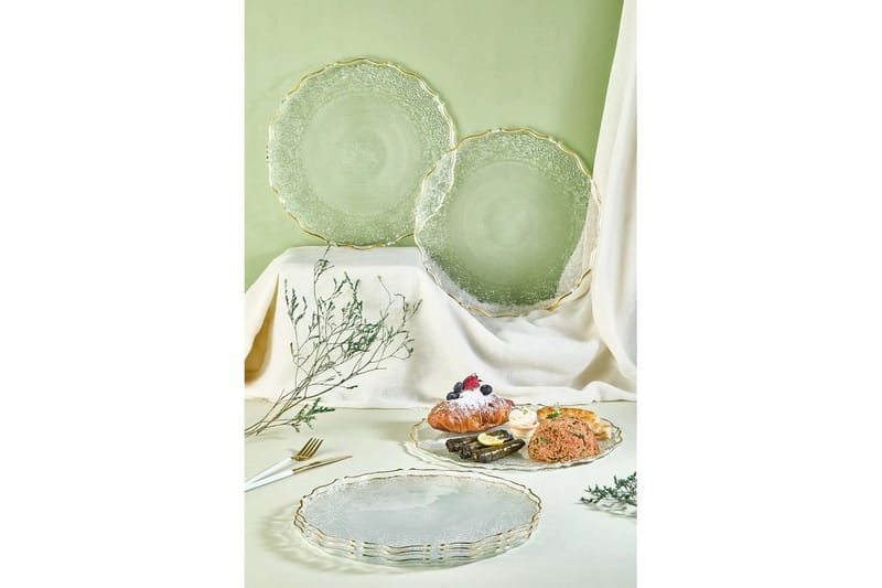 Tharos Tallriksset 28 cm - Läpinäkyvä - Kotitalous - Tarjoilu & kattaus - Astiasto