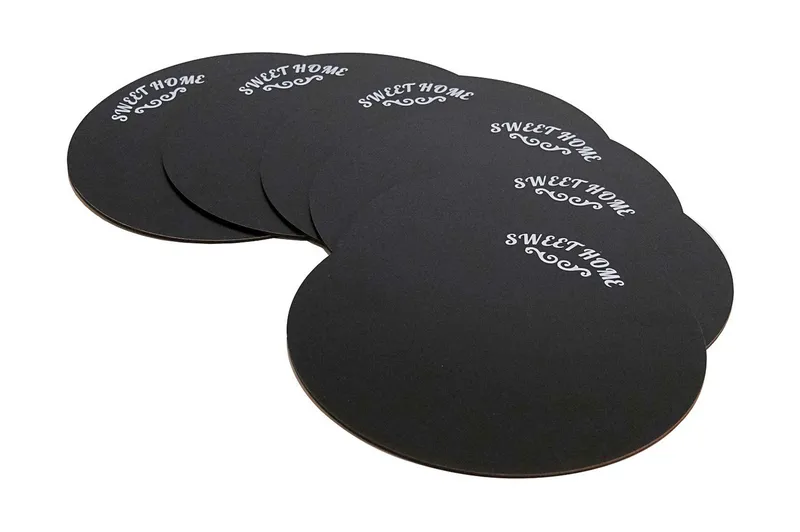 Bordstabletter 6-pak, Musta