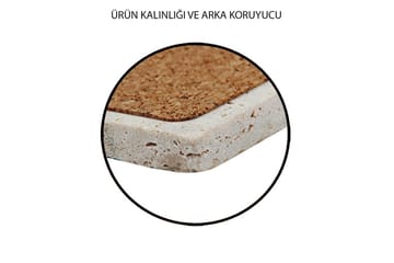 Lasinalunen 4-pak - Punainen/Harmaa - Kotitalous - Tarjoilu & kattaus - Muu tarjoilu & kattaus - Pannunalunen