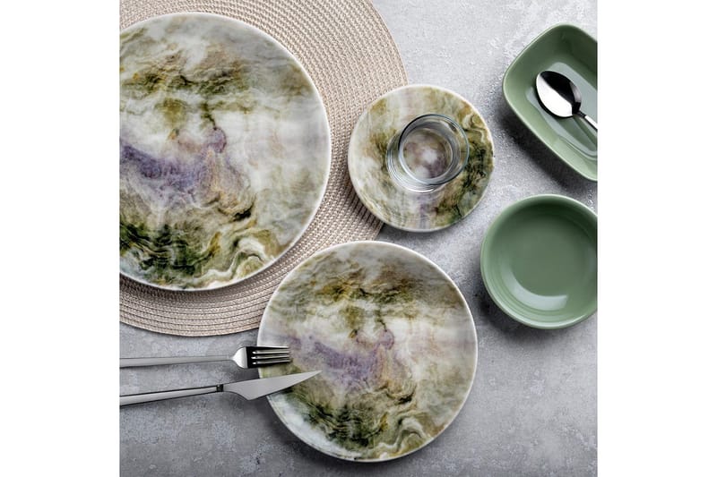 Aamiaissetti (25 osaa) Nylar 128 Monivärinen - Monivärinen - Kotitalous - Tarjoilu & kattaus - Posliini