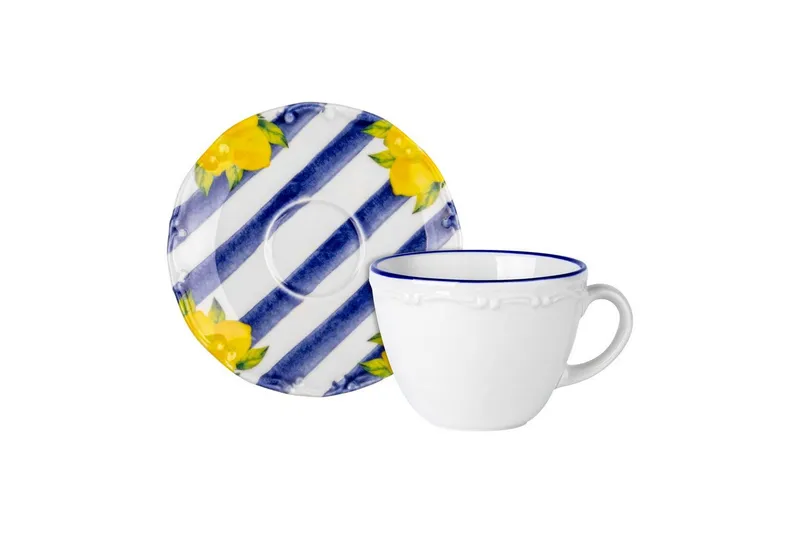 Aamiaissetti (26 osaa) Nylar 126 Monivärinen - Sininen - Kotitalous - Tarjoilu & kattaus - Posliini