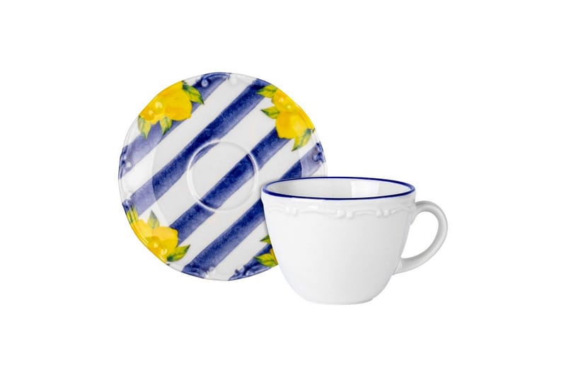 Aamiaissetti (26 osaa) Nylar 126 Monivärinen - Sininen - Kotitalous - Tarjoilu & kattaus - Posliini