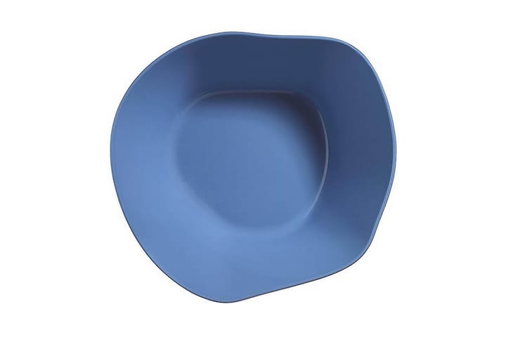 Kulhosetti 2-pak - Sininen - Astiasto
 - Posliini - Neliskulmainen lautanen - Syvä lautanen