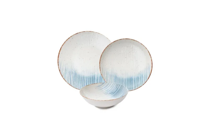 Ruokailuvälinesetti (24 osaa) Syril-monivärinen, Valkoinen