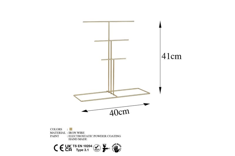 Meyrel Serveringsfat 41 cm - Keltainend - Kotitalous - Tarjoilu & kattaus - Tarjotin & tarjoiluvati