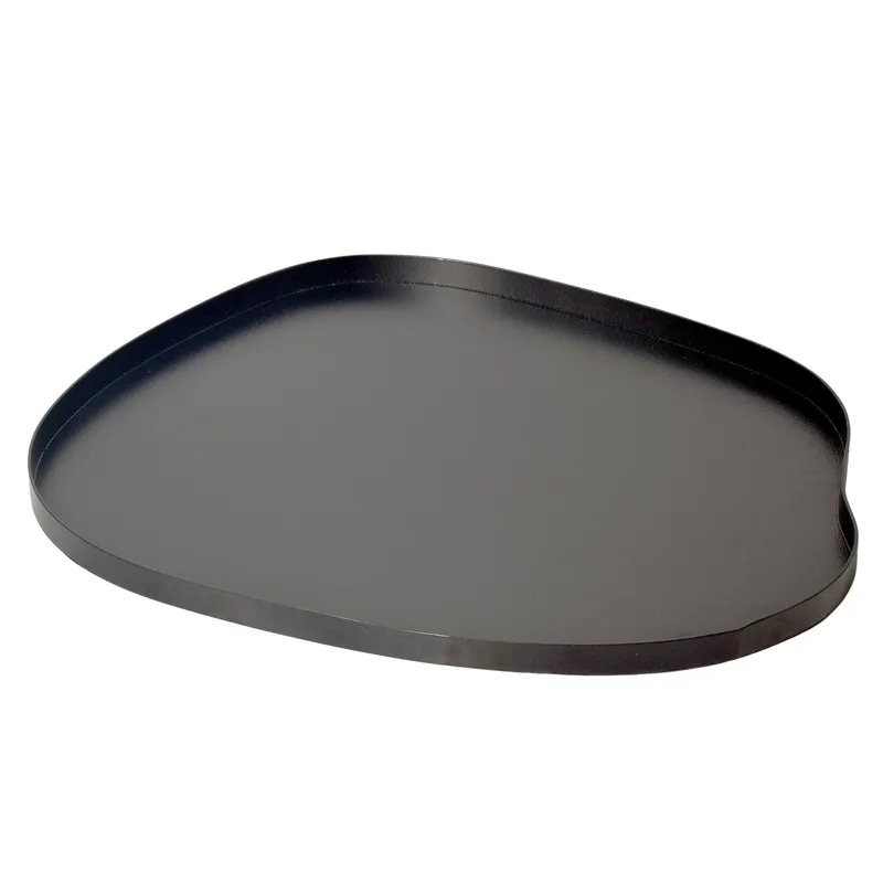 Ralven Koristevati 35 cm metallia, orgaaninen muotoilu, mattamusta
