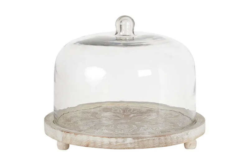 Tårtfat Beliani Fajum Light colored wood||White, undefined