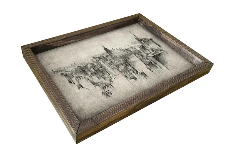 Tarjotin Traxory 30 cm, Monivärinen