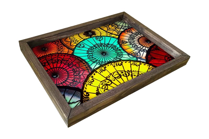 Tarjotin Traxory 30 cm, Monivärinen