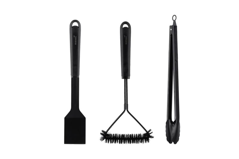 Grilli- ja keittoastiasetti Mustang Black Line 3 osaa - Piha & ulkoaltaat - Grillaus - Grillitarvikkeet - Pihviaterimet