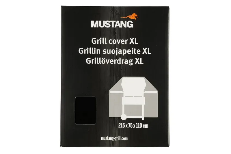 Grillipeite Mustang - Musta - Piha & ulkoaltaat - Grillaus - Grillitarvikkeet - Grillin suojahuppu