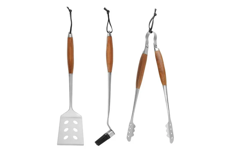 Grillisetti Mustang 3 osaa, Ruskea||Hopea