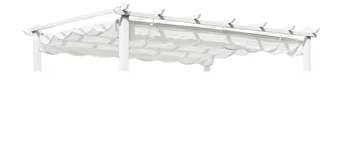 Hillerstorp Skanör pergolan katto 300 x 400 cm - Valkoinen - Piha & ulkoaltaat - Grillaus - Grillitarvikkeet - Grilliteltta