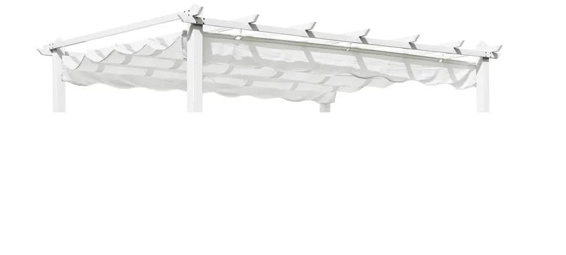 Hillerstorp Skanör pergolan katto 300 x 400 cm, Valkoinen