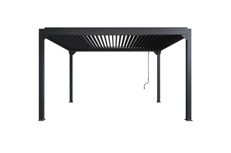 Pergola Premium Avattavat lamellit - Harmaa - Piha & ulkoaltaat - Grillaus - Grillitarvikkeet - Grilliteltta