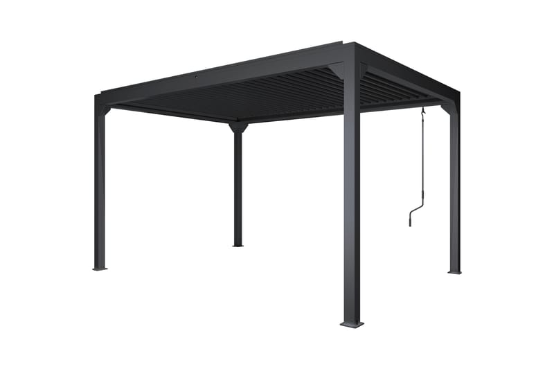 Pergola Premium Avattavat lamellit - Harmaa - Piha & ulkoaltaat - Grillaus - Grillitarvikkeet - Grilliteltta