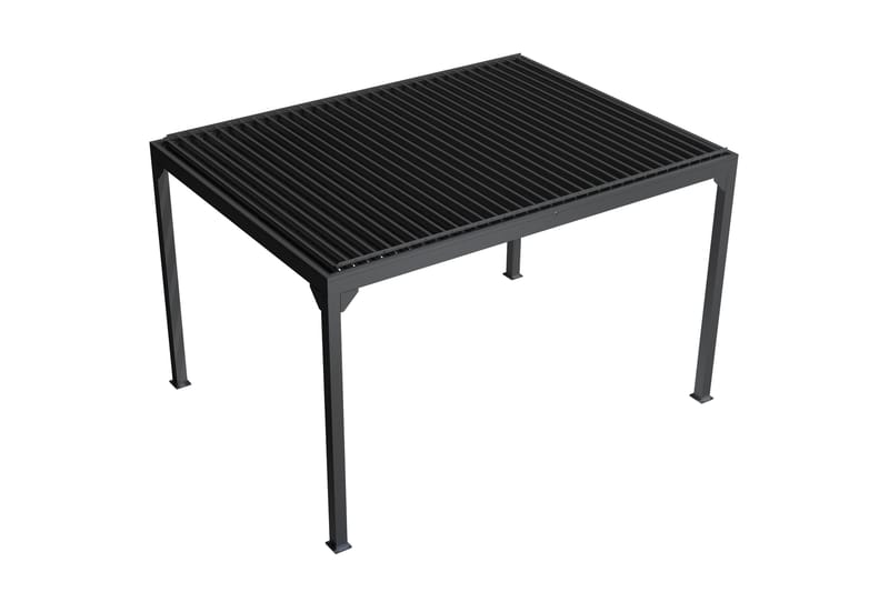 Pergola Premium Avattavat lamellit - Harmaa - Piha & ulkoaltaat - Grillaus - Grillitarvikkeet - Grilliteltta