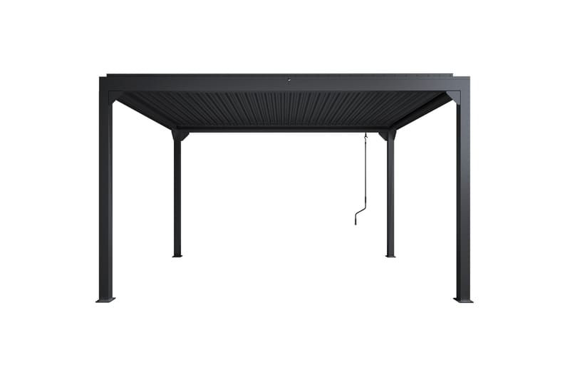 Pergola Premium Avattavat lamellit - Harmaa - Piha & ulkoaltaat - Grillaus - Grillitarvikkeet - Grilliteltta