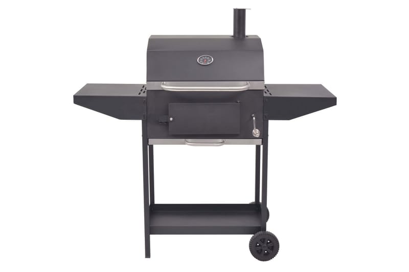 Hiilisavustin/-grilli + alahylly musta - Musta - Piha & ulkoaltaat - Grillaus - Grillitarvikkeet