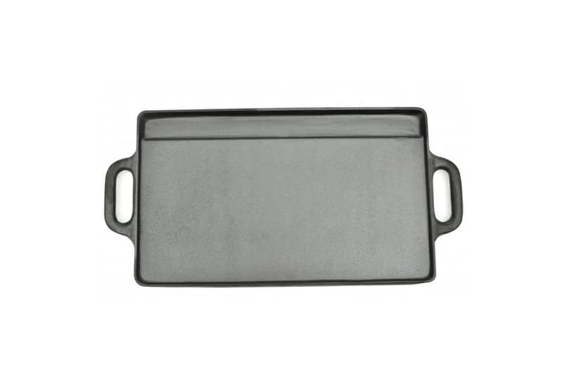 Kännettävä valurauta grillilevy 2 kpl 38x23 cm - Musta - Piha & ulkoaltaat - Grillaus - Grillitarvikkeet