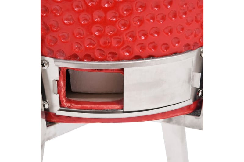 Kamado grilli/savustin keramiikka 76 cm - Punainen - Piha & ulkoaltaat - Grillaus - Grillitarvikkeet
