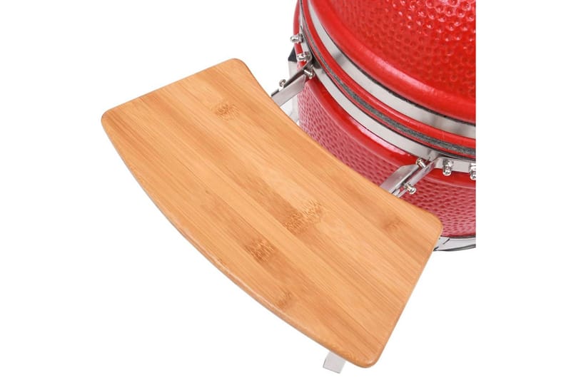 Kamado grilli/savustin keramiikka 76 cm - Punainen - Piha & ulkoaltaat - Grillaus - Grillitarvikkeet