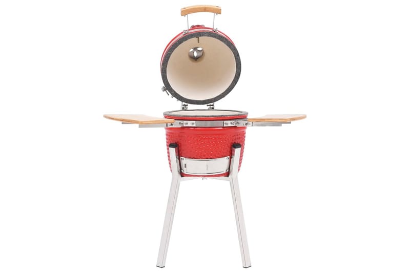 Kamado grilli/savustin keramiikka 76 cm - Punainen - Piha & ulkoaltaat - Grillaus - Grillitarvikkeet