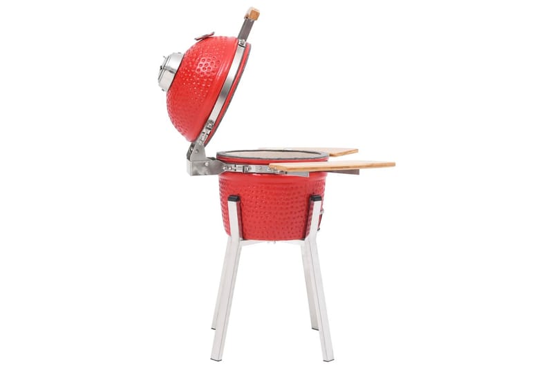 Kamado grilli/savustin keramiikka 76 cm - Punainen - Piha & ulkoaltaat - Grillaus - Grillitarvikkeet