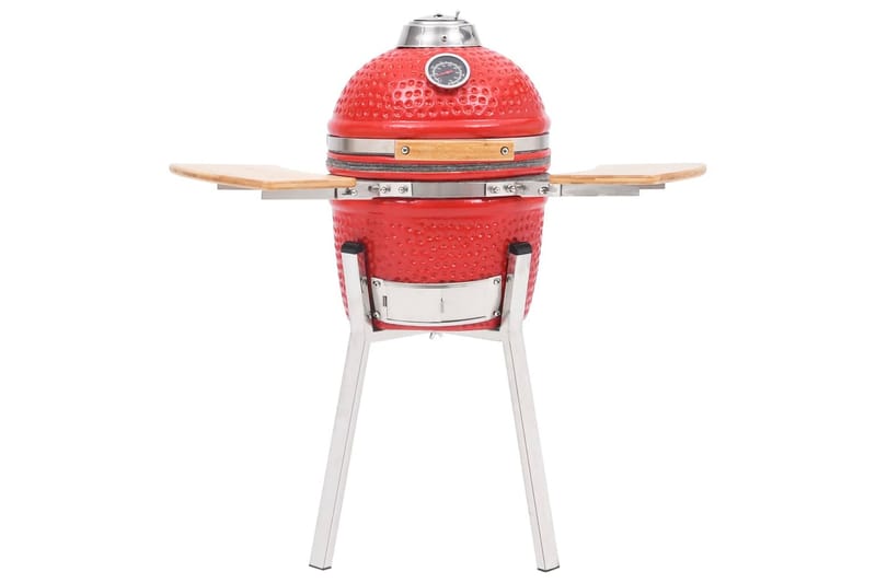 Kamado grilli/savustin keramiikka 76 cm - Punainen - Savustin & savugrilli - Grillitarvikkeet