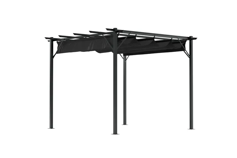 Loppes-pergola 3x3 - Piha & ulkoaltaat - Grillaus - Grillitarvikkeet - Grilliteltta