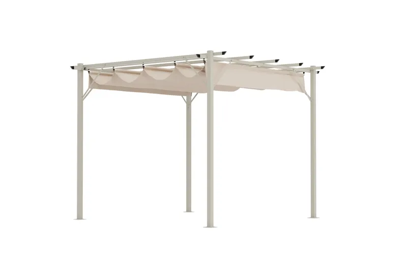 Loppes-pergola 3x3 - Piha & ulkoaltaat - Grillaus - Grillitarvikkeet - Grilliteltta