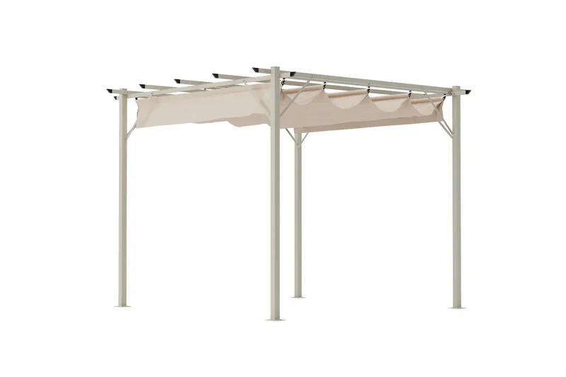 Loppes-pergola 3x3 - Piha & ulkoaltaat - Grillaus - Grillitarvikkeet - Grilliteltta