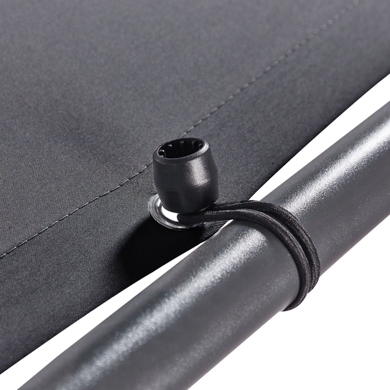 Paviljonki Aventine 300 cm Teräs - Harmaa/musta - Piha & ulkoaltaat - Grillaus - Grillitarvikkeet - Grilliteltta