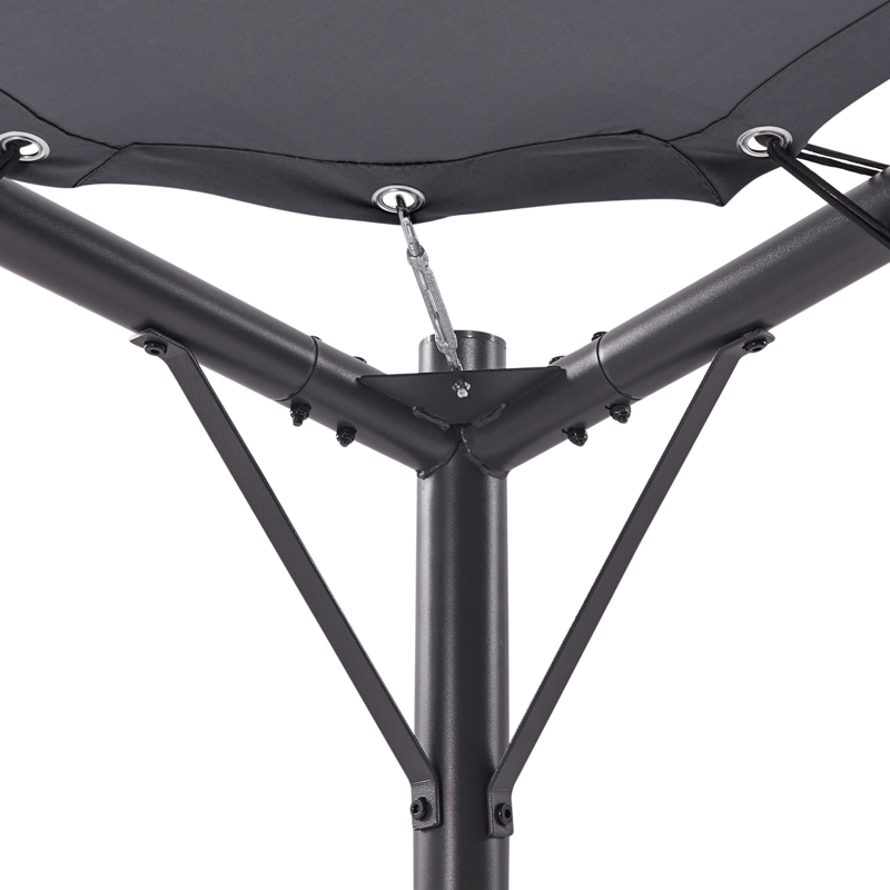 Paviljonki Aventine 300 cm Teräs - Harmaa/musta - Piha & ulkoaltaat - Grillaus - Grillitarvikkeet - Grilliteltta