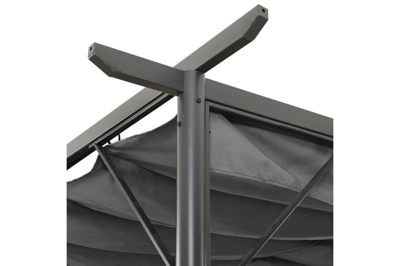 Pergola sisäänvedettävä katto antrasiitti 3x3 m teräs 180 g/ - Antrasiitti - Piha & ulkoaltaat - Grillaus - Grillitarvikkeet - Grilliteltta