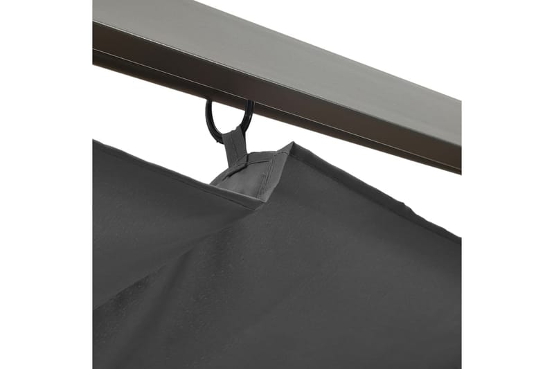 Pergola sisäänvedettävä katto antrasiitti 3x3 m teräs 180 g/ - Antrasiitti - Piha & ulkoaltaat - Grillaus - Grillitarvikkeet - Grilliteltta