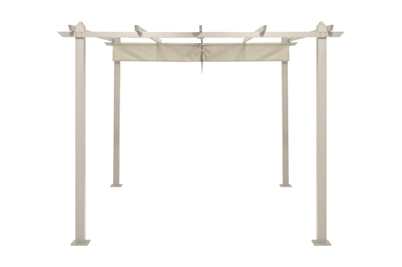 Porto Pergola 3x3 m - Beige - Piha & ulkoaltaat - Grillaus - Grillitarvikkeet - Grilliteltta