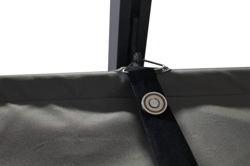 Porto Pergola 4x3 m - Tummanharmaa - Piha & ulkoaltaat - Grillaus - Grillitarvikkeet - Grilliteltta