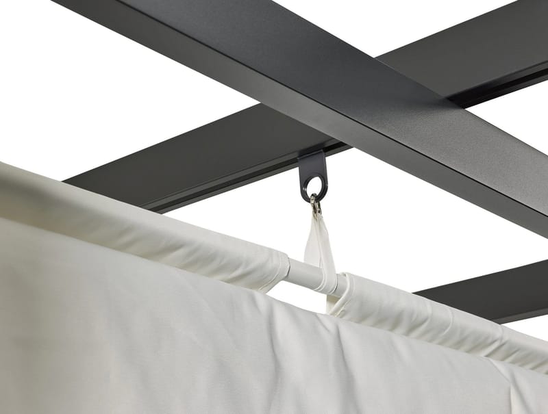 SUNSET Pergola 3×4 m - Harmaa - Piha & ulkoaltaat - Grillaus - Grillitarvikkeet - Grilliteltta