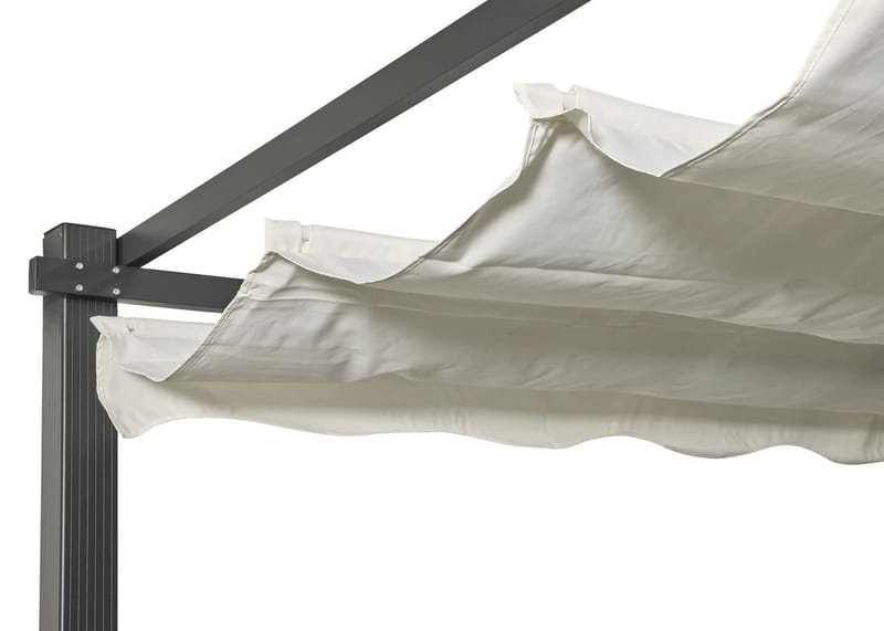 SUNSET Pergola 3×4 m - Harmaa - Piha & ulkoaltaat - Grillaus - Grillitarvikkeet - Grilliteltta