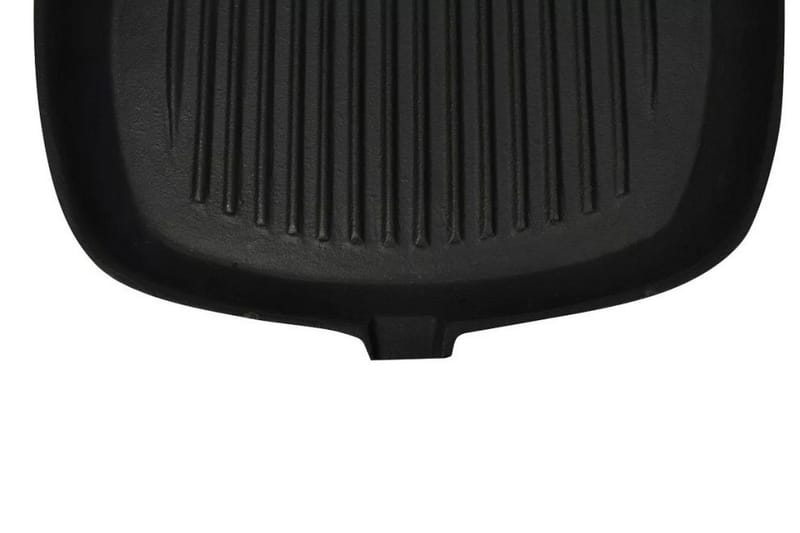 Valurauta grillipannu  puukahvalla 20x20 cm - Piha & ulkoaltaat - Grillaus - Grillitarvikkeet