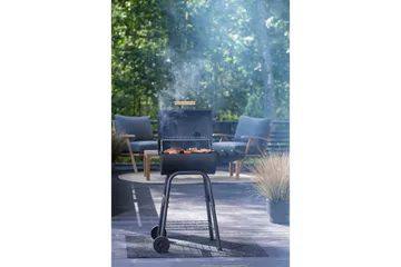Hiiligrilli Mustang Tynnyri Kilgore - Musta - Piha & ulkoaltaat - Grillaus - Hiiligrilli