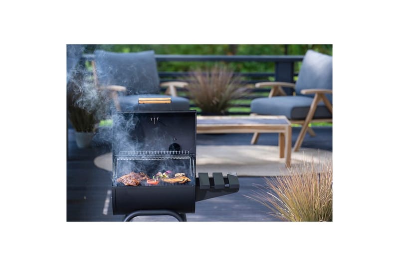 Hiiligrilli Mustang Tynnyri Kilgore - Musta - Piha & ulkoaltaat - Grillaus - Hiiligrilli