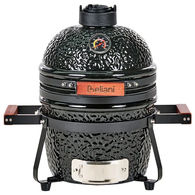 Kamado hiiligrilli keramiikka - Musta - Piha & ulkoaltaat - Grillaus - Hiiligrilli