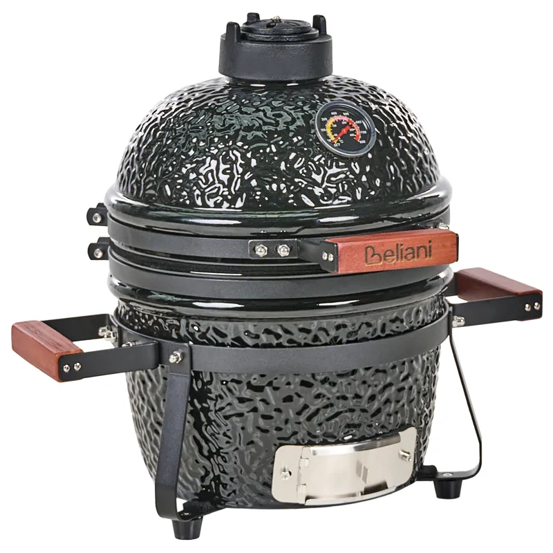 Kamado hiiligrilli keramiikka - Musta - Piha & ulkoaltaat - Grillaus - Hiiligrilli