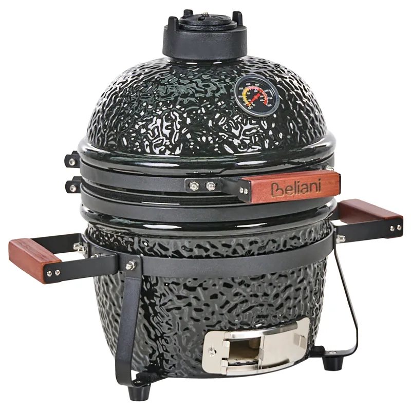 Kamado hiiligrilli keramiikka - Musta - Piha & ulkoaltaat - Grillaus - Hiiligrilli