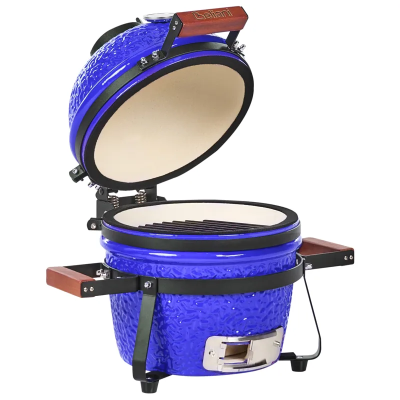Kamado hiiligrilli keramiikka, Sininen