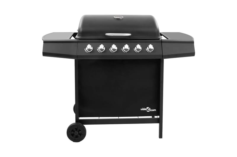 Kaasugrilli 6 poltinta musta - Musta - Piha & ulkoaltaat - Grillaus - Kaasugrilli