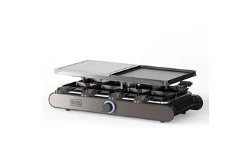 Raclettegrilli Black+Decker - Hopea - Piha & ulkoaltaat - Grillaus - Muut grillit - Raclette-grilli